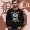 Detroit Tigers Harley Davidson Skull Shirt