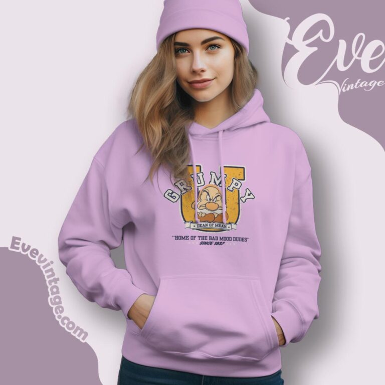 Disney Grumpy University Shirt Hoodie Disney Grumpy University Shirt Hoodie