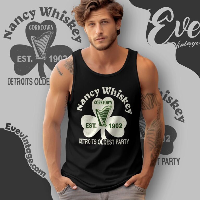 Dive Bar Nancy Whiskey Shirt Clover Detroits Oldest Party Tank Top Racerback Dive Bar Nancy Whiskey Shirt Clover Detroits Oldest Party Tank Top Racerback