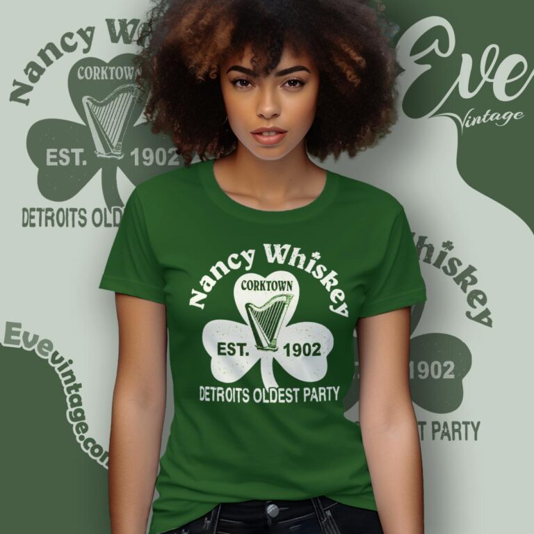 Dive Bar Nancy Whiskey Shirt Clover Detroits Oldest Party Women T Shirt Dive Bar Nancy Whiskey Shirt Clover Detroits Oldest Party Women T Shirt