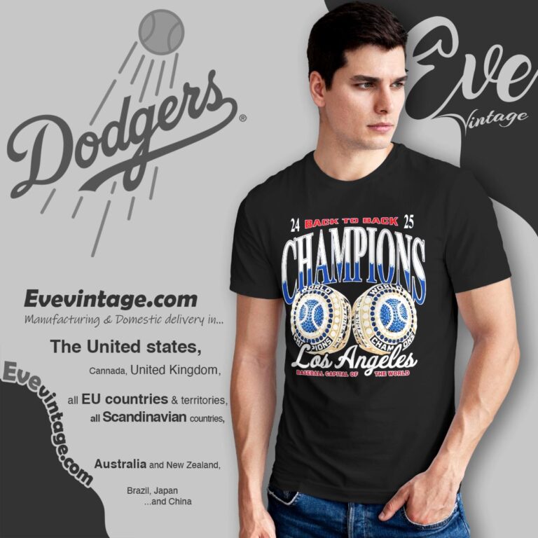 Dodgers Baseball Back To Back Champs Shirt La World Series 2025 Tee T shirt Dodgers Baseball Back To Back Champs Shirt La World Series 2025 Tee T shirt