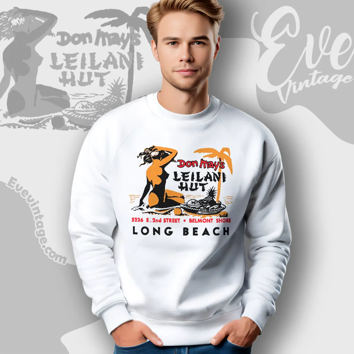 Don Mays Leilani Hut Shirt Belmont Shore Ca Tiki Bar Sweatshirt Don Mays Leilani Hut Shirt Belmont Shore Ca Tiki Bar Sweatshirt