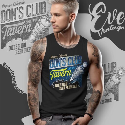 Don’s Club Tavern Shirt Denver CO Dive Bar