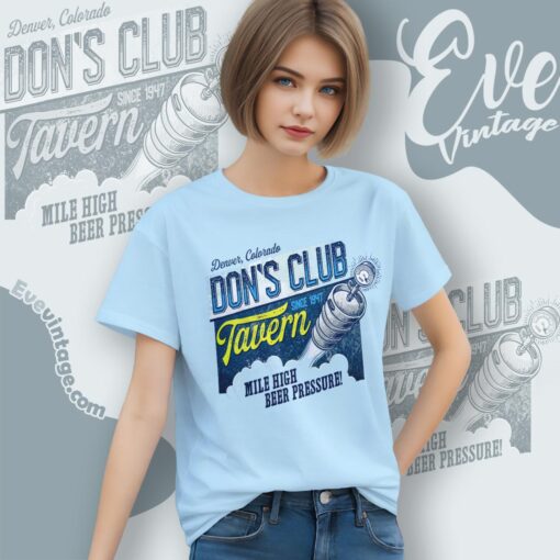 Don’s Club Tavern Shirt Denver CO Dive Bar