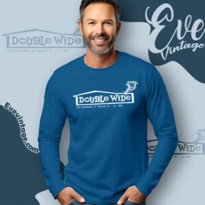 Double wide Bar Shirt Dallas Dive Bar Long Sleeve Tee