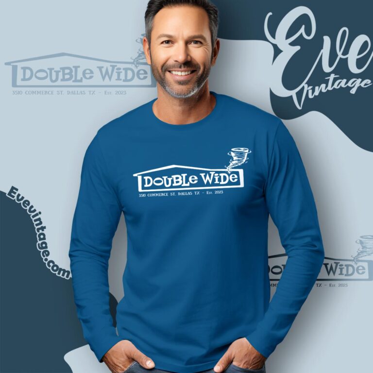 Double wide Bar Shirt Dallas Dive Bar Long Sleeve Tee Double wide Bar Shirt Dallas Dive Bar Long Sleeve Tee