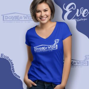 Double wide Bar Shirt Dallas Dive Bar V Neck TShirt