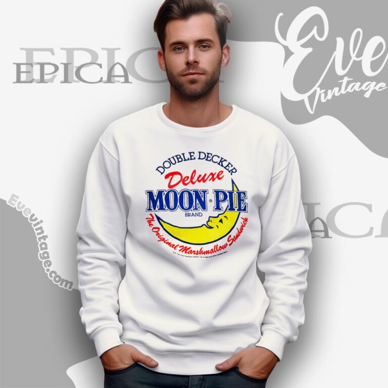 Double Decker Deluxe Moon Pie Brand Shirt Sweatshirt Double Decker Deluxe Moon Pie Brand Shirt Sweatshirt