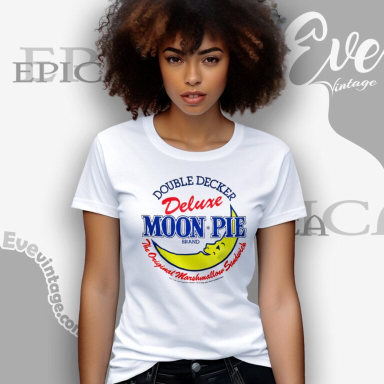 Double Decker Deluxe Moon Pie Brand Shirt Women T shirt Double Decker Deluxe Moon Pie Brand Shirt Women T shirt