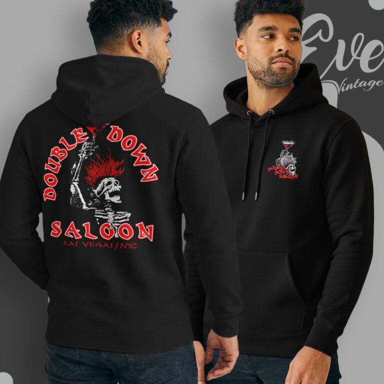 Double Down Saloon Shirt Lv Nyc Dive Bar Hoodie Double Down Saloon Shirt Lv Nyc Dive Bar Hoodie
