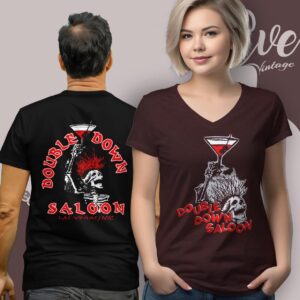 Double Down Saloon Shirt – LV NYC Dive Bar Tee