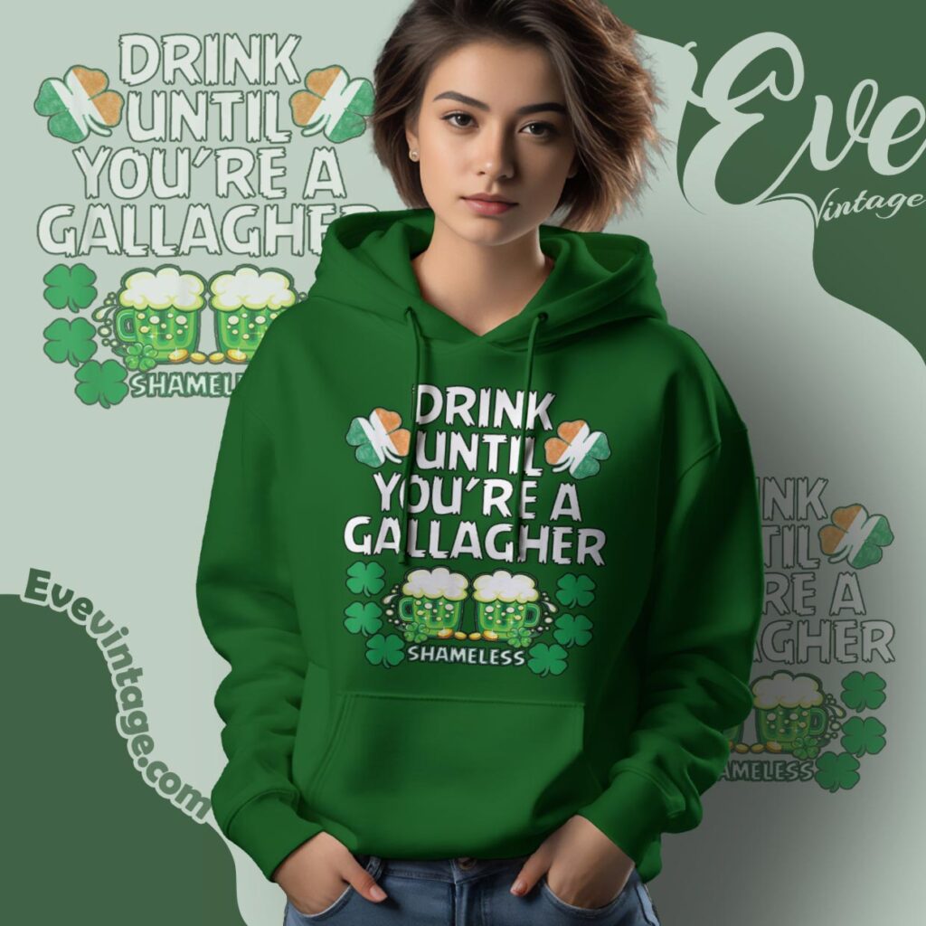 Drink Until Youre A Gallagher Shameless St Patrick’s T-shirt