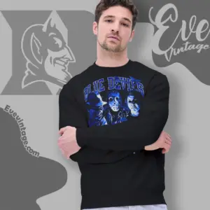 Duke Blue Devils Halloween Shirt Horror Team Sweatshirt