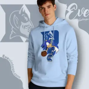 Duke Blue Devils Sonic The Hedgehog Basketball Hoodie