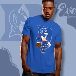 Duke Blue Devils Sonic The Hedgehog Basketball T shirt