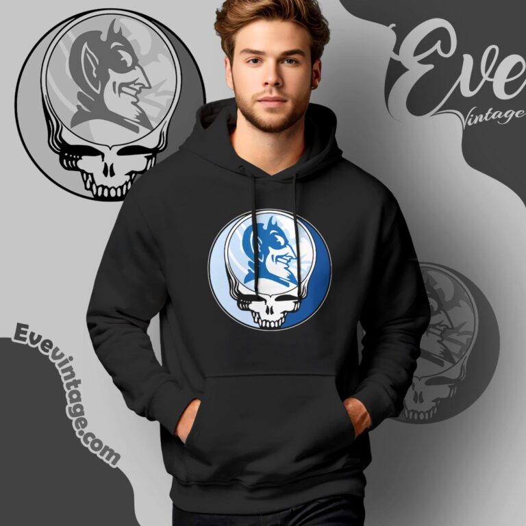 Duke Blue Devils Steal Your Face Stealie Shirt Hoodie Duke Blue Devils Steal Your Face Stealie Shirt Hoodie