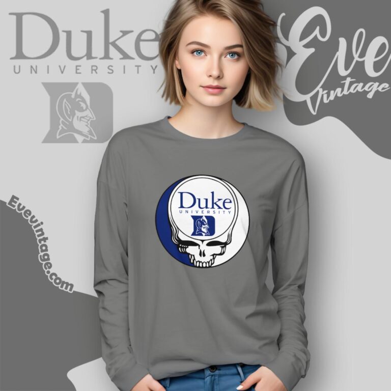 Duke University Steal Your Face Grateful Dead Shirt Long Sleeve Tee Duke University Steal Your Face Grateful Dead Shirt Long Sleeve Tee