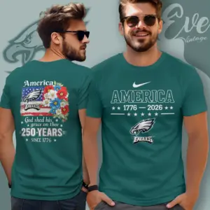Eagles America 250th Anniversary Shirt God Shed His Grace On Thee T shirt
