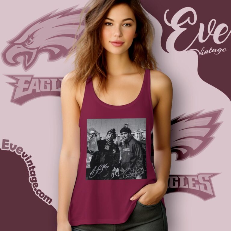 Eagles Jalen Hurts Super Bowl Cigar Celebration Shirt Tank Top Racerback Eagles Jalen Hurts Super Bowl Cigar Celebration Shirt Tank Top Racerback