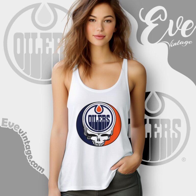 Edmonton Oilers Steal Your Face Grateful Dead Shirt Tank Top Racerback Edmonton Oilers Steal Your Face Grateful Dead Shirt Tank Top Racerback