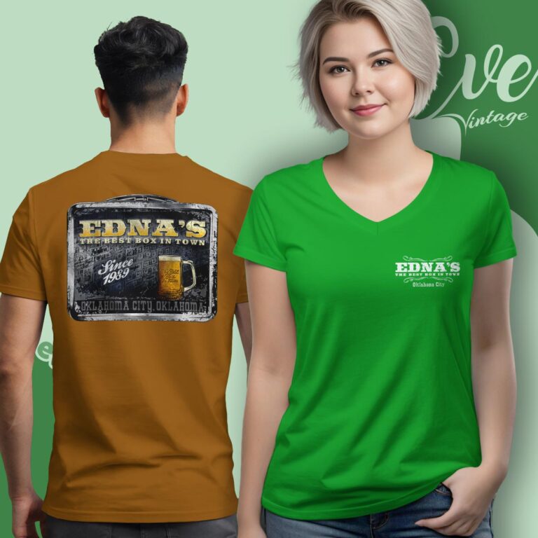 Edna's Bar Shirt The Best Box In Town V Neck TShirt Edna's Bar Shirt The Best Box In Town V Neck TShirt