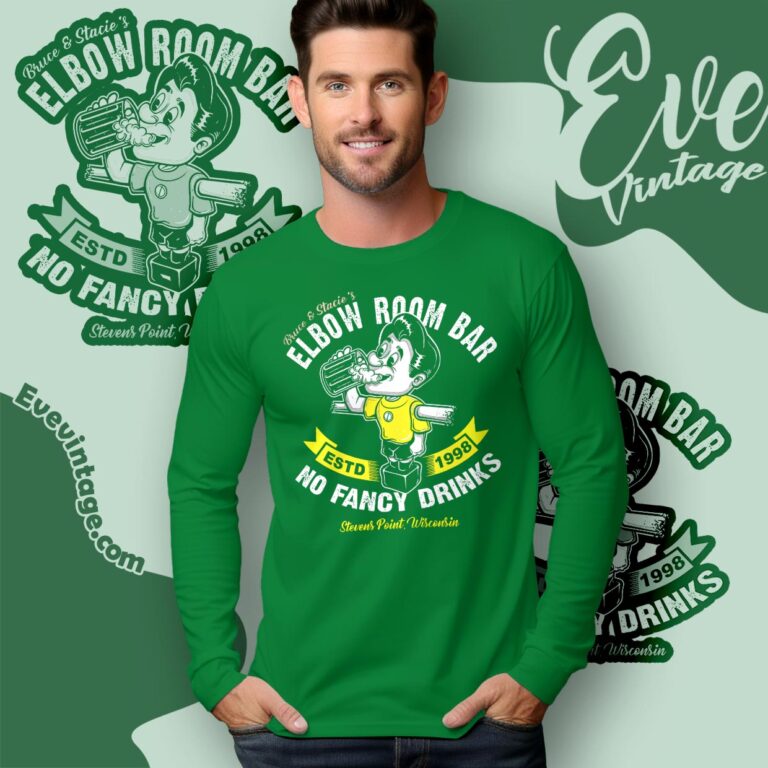Elbow Room Bar Shirt Wisconsin Dive Bar Long Sleeve Tee Elbow Room Bar Shirt Wisconsin Dive Bar Long Sleeve Tee