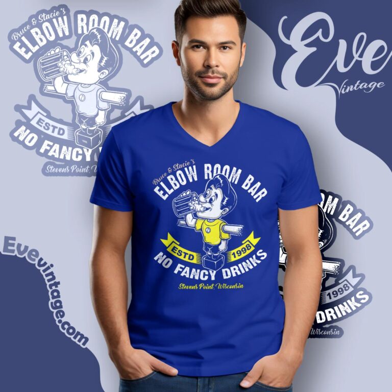 Elbow Room Bar Shirt Wisconsin Dive Bar V Neck TShirt Elbow Room Bar Shirt Wisconsin Dive Bar V Neck TShirt
