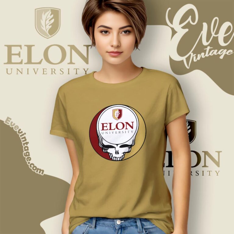 Elon University Steal Your Face Grateful Dead Shirt Women T Shirt Elon University Steal Your Face Grateful Dead Shirt Women T Shirt