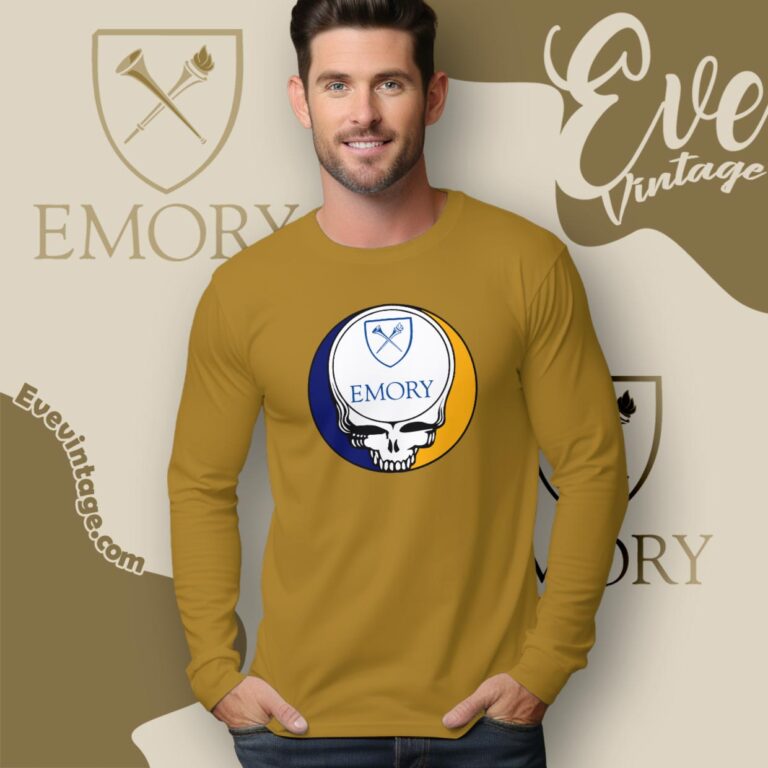 Emory University University Steal Your Face Grateful Dead Shirt Long Sleeve Tee Emory University University Steal Your Face Grateful Dead Shirt Long Sleeve Tee