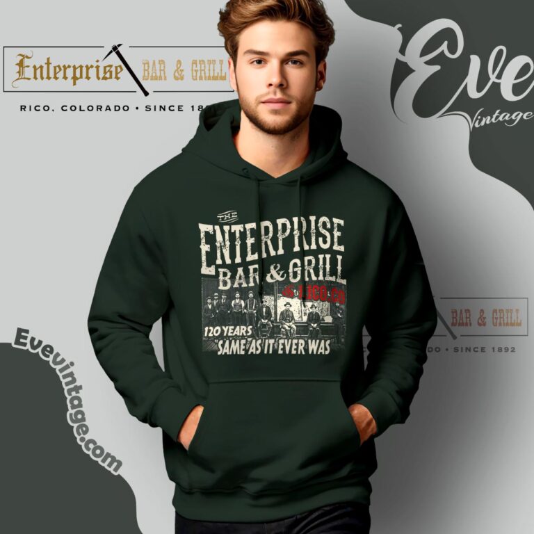 Enterprise Bar & Grill Shirt Rico Colorado Dive Bar Hoodie Enterprise Bar & Grill Shirt Rico Colorado Dive Bar Hoodie