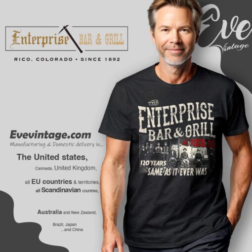 Enterprise Bar & Grill Shirt Rico Colorado Dive Bar
