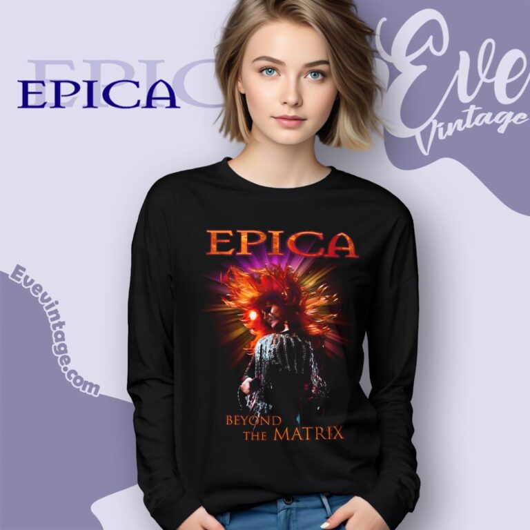 Epica Beyond The Matrix Shirt Long Sleeve Tee Epica Beyond The Matrix Shirt Long Sleeve Tee