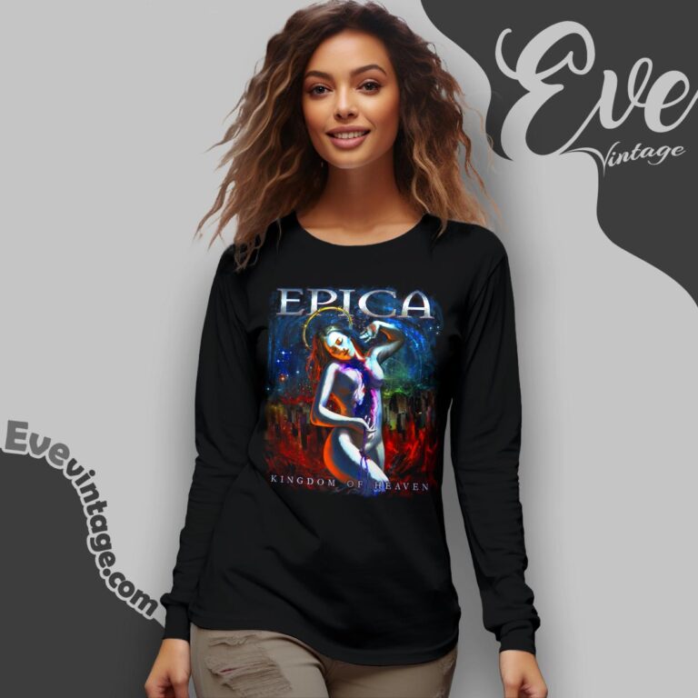 Epica Kingdom Of Heaven Shirt Long Sleeve Tee Epica Kingdom Of Heaven Shirt Long Sleeve Tee