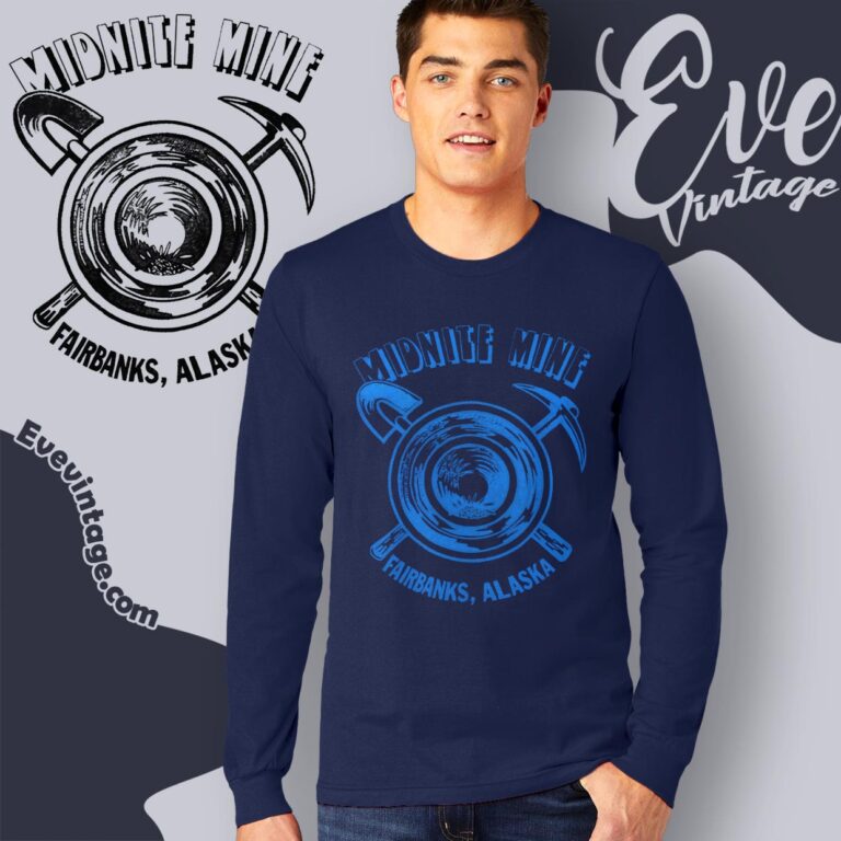 Fairbanks Ak Midnite Mine Bar Shirt Long Sleeve Tee Fairbanks Ak Midnite Mine Bar Shirt Long Sleeve Tee