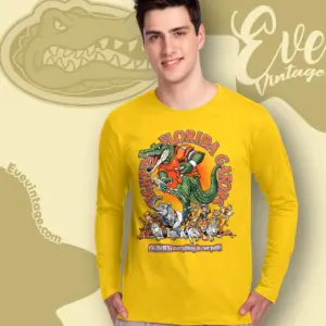Fighting Florida Gators Shirt Crushing Everything In Our Path Long Sleeve Tee