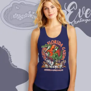 Fighting Florida Gators Shirt Crushing Everything In Our Path Tank Top Racerback