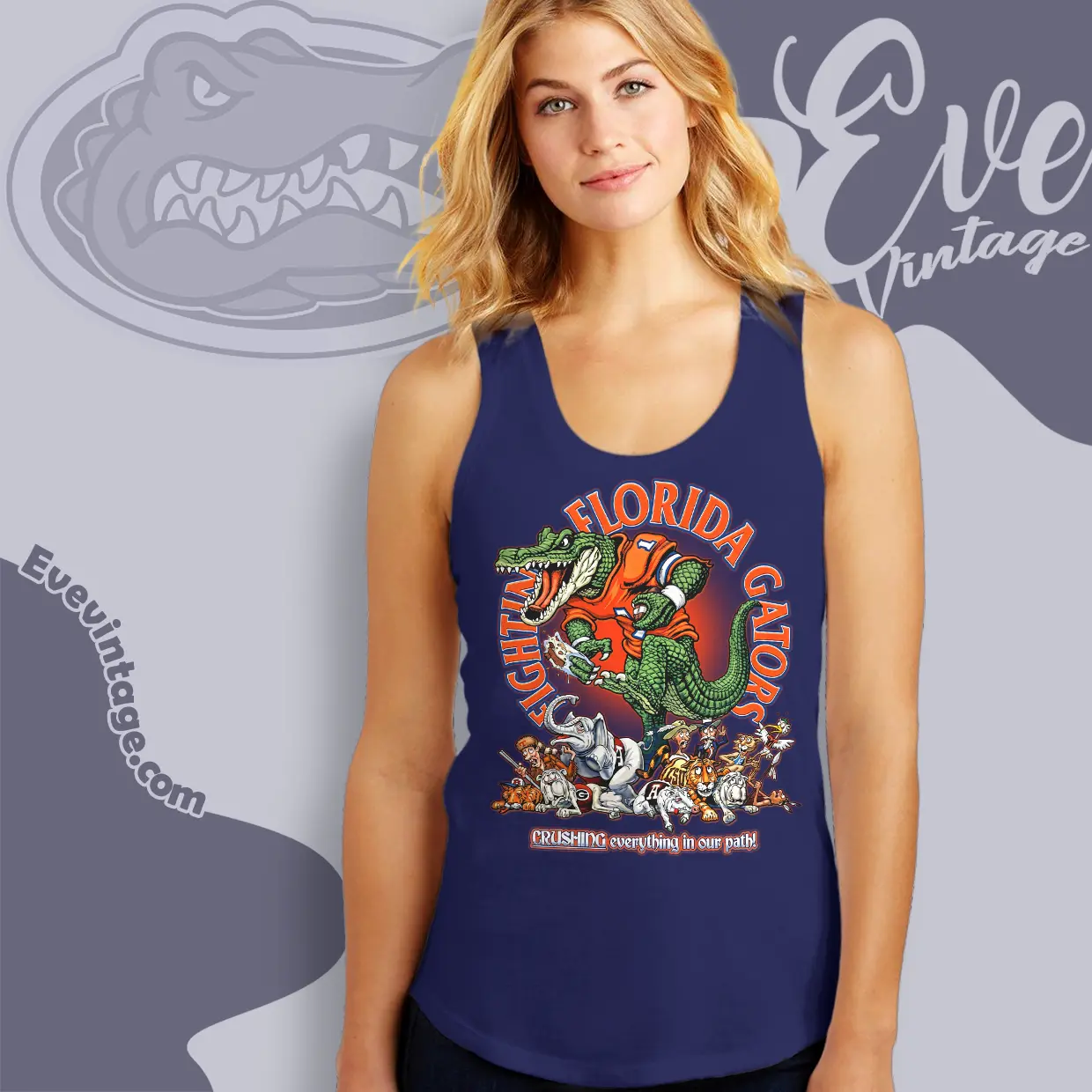 Fighting Florida Gators Shirt Crushing Everything In Our Path Tank Top Racerback Fighting Florida Gators Shirt Crushing Everything In Our Path Tank Top Racerback