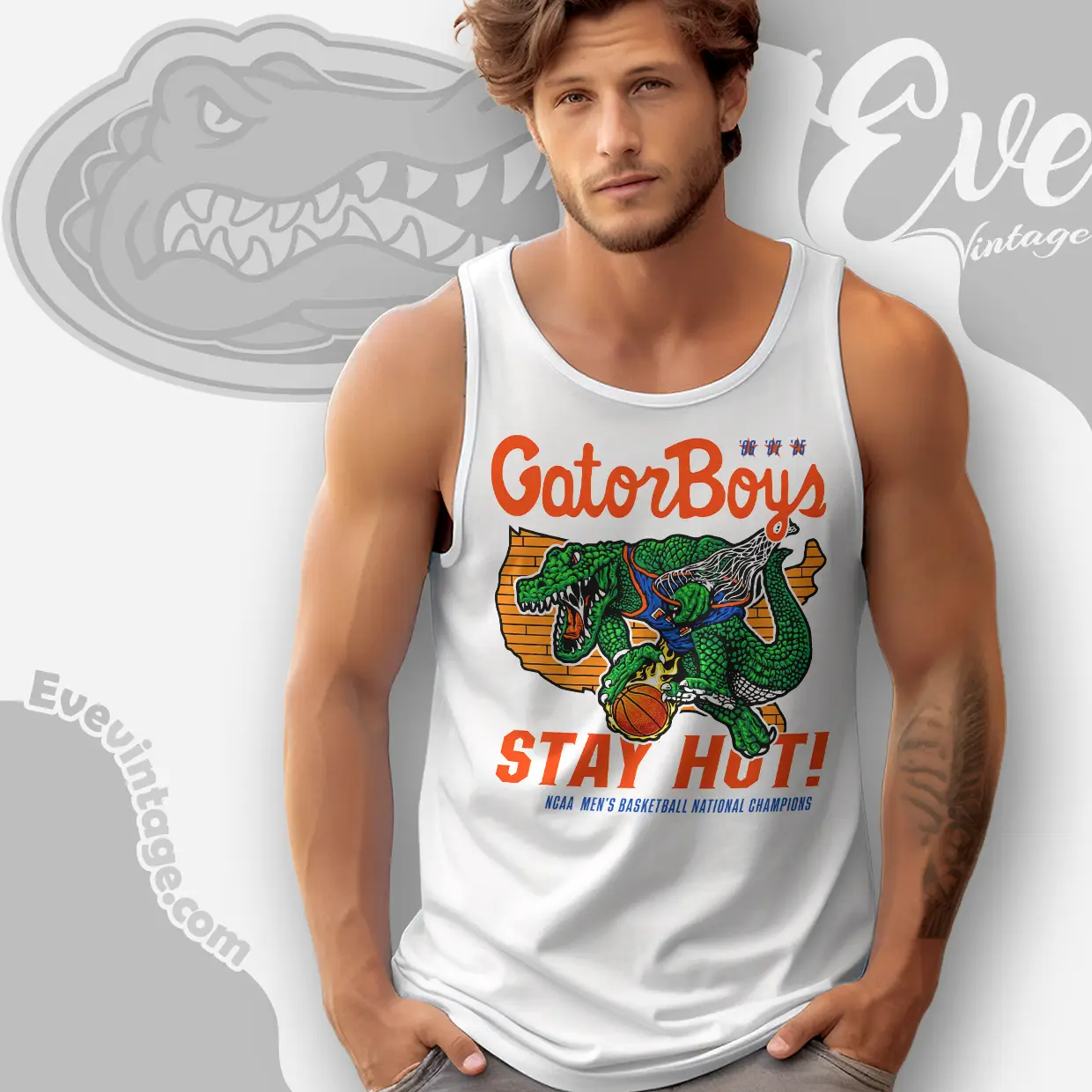 Florida Gators Basketball Shirt Champions Gator Boys Stay Hot Tank Top Racerback Florida Gators Basketball Shirt Champions Gator Boys Stay Hot Tank Top Racerback