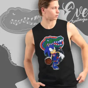 Florida Gators Sonic The Hedgehog Basketball Tank Top Racerback