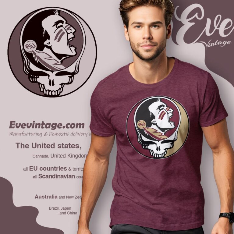 Florida State Seminoles Steal Your Face Stealie Shirt T shirt Florida State Seminoles Steal Your Face Stealie Shirt T shirt