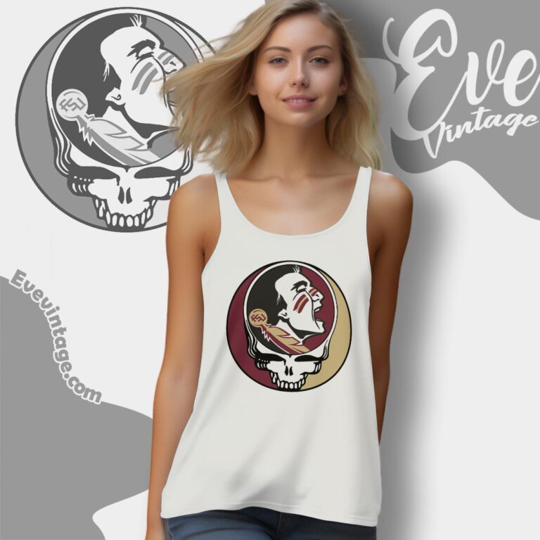 Florida State Seminoles Steal Your Face Stealie Shirt Tank Top Racerback Florida State Seminoles Steal Your Face Stealie Shirt Tank Top Racerback