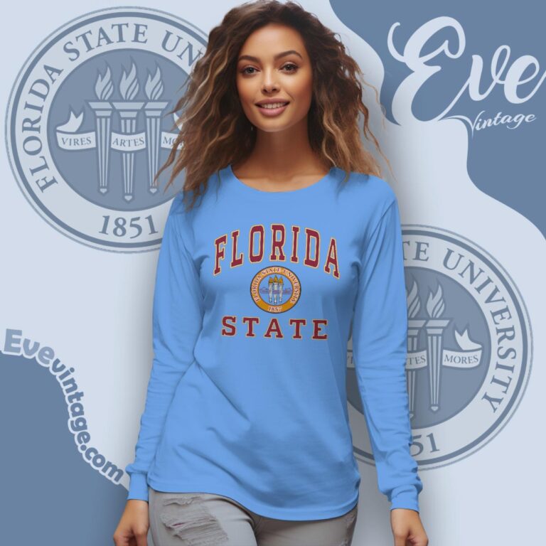 Florida State University Fsu Shirt Long Sleeve Tee Florida State University Fsu Shirt Long Sleeve Tee