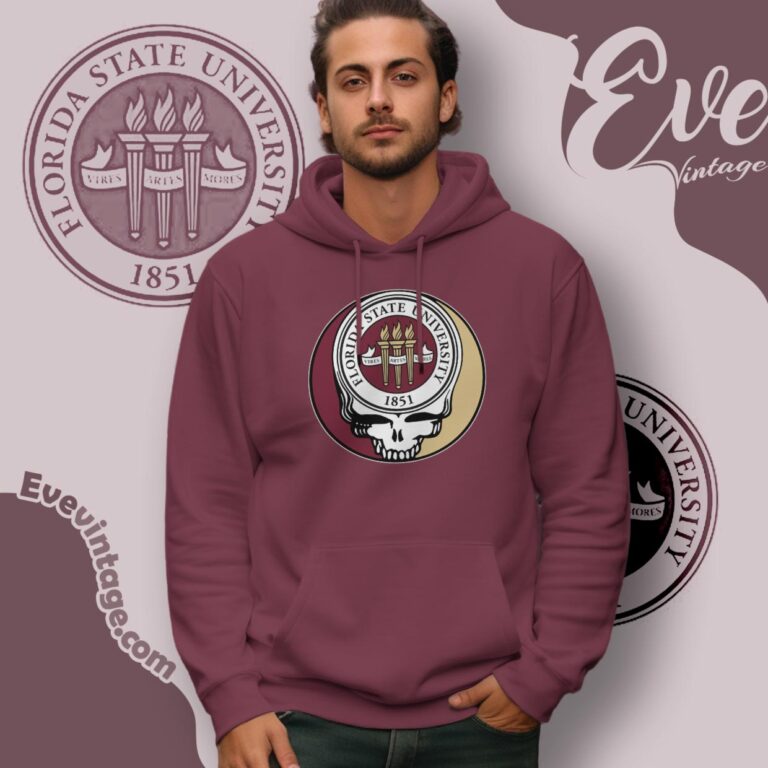 Florida State University Steal Your Face Grateful Dead Shirt Hoodie Florida State University Steal Your Face Grateful Dead Shirt Hoodie