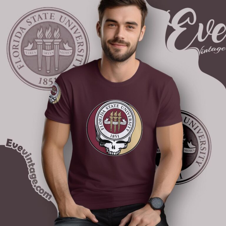Florida State University Steal Your Face Grateful Dead Shirt T Shirt Florida State University Steal Your Face Grateful Dead Shirt T Shirt
