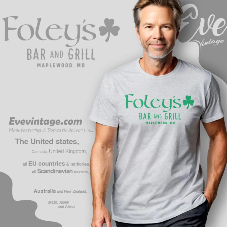Foley's Bar And Grill Shirt Missouri Dive Bar Tee T shirt Foley's Bar And Grill Shirt Missouri Dive Bar Tee T shirt