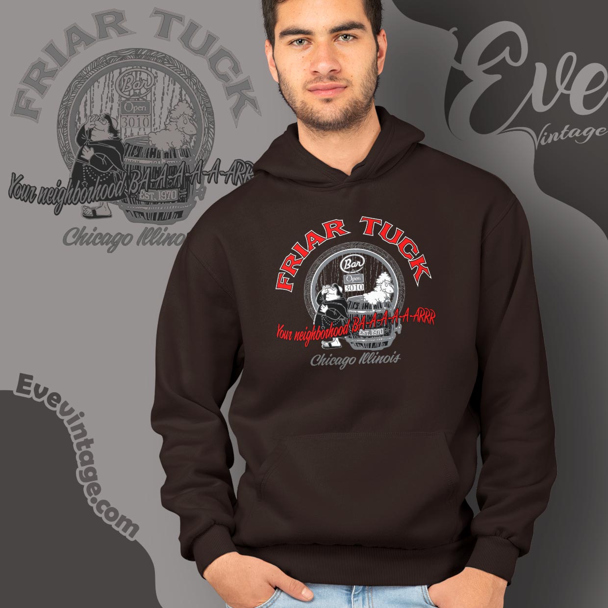 Friar Tuck’s Bar Shirt – Chicago Illinois Dive Bar Tee Friar Tuck’s Bar Shirt – Chicago Illinois Dive Bar Tee