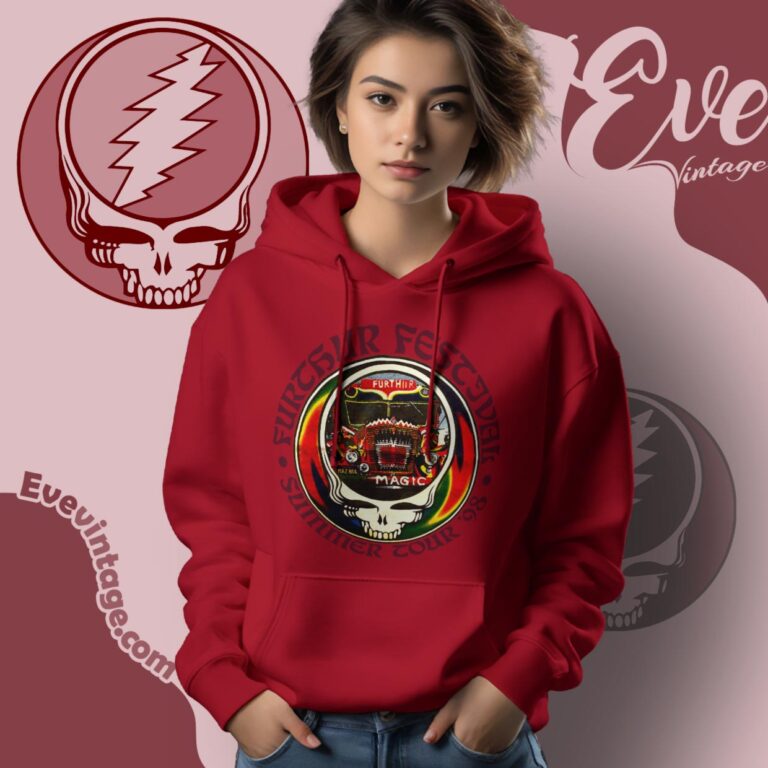 Furthur Festival 1998 Shirt Magic Bus Steal Your Face Hoodie Furthur Festival 1998 Shirt Magic Bus Steal Your Face Hoodie