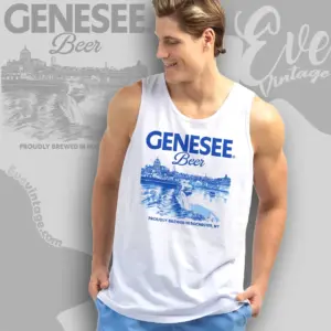Genesee Beer high Falls Rochester Ny Vintage Tank Top Racerback