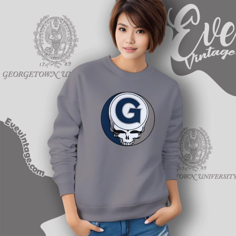 Georgetown University Steal Your Face Grateful Dead Shirt Sweatshirt Georgetown University Steal Your Face Grateful Dead Shirt Sweatshirt