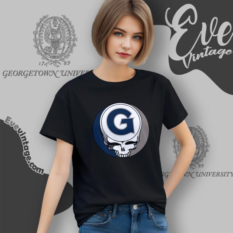 Georgetown University Steal Your Face Grateful Dead Shirt Women T Shirt Georgetown University Steal Your Face Grateful Dead Shirt Women T Shirt